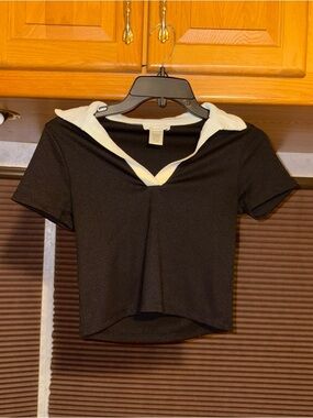 URBAN Romantics Black And White Shirt